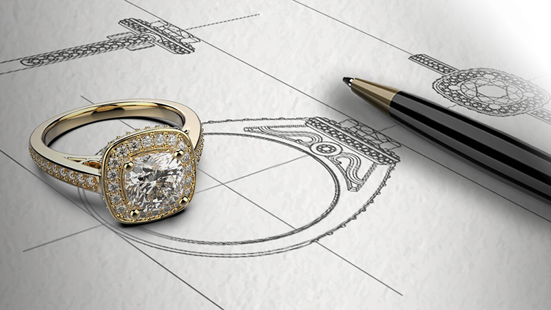 Vẽ thiết kế trang sức 3D